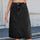 Slit Back Midi Denim Skirt | Hanalas