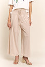 J.NNA Smocked Waist Boho Wide Leg Pants with Pockets | Hanalas