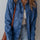 Button Up Long Sleeve Denim Jacket Trendsi Hanalas