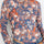 Floral Round Neck Long Sleeve T-Shirt | Hanalas