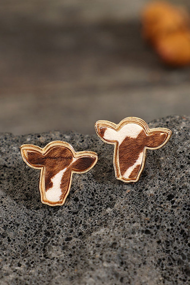 Bull Head Alloy Stud Earrings | Hanalas