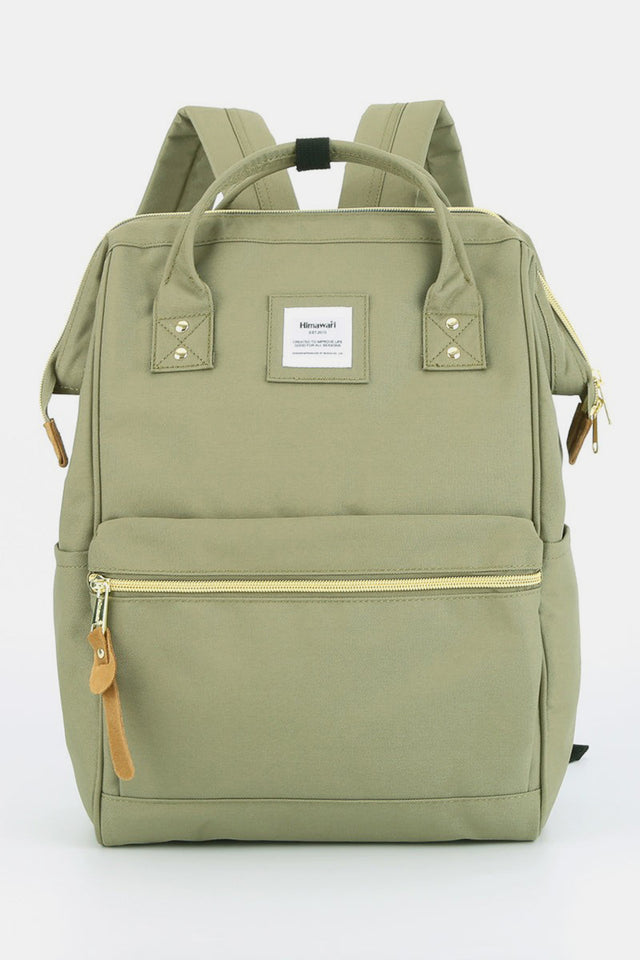 Himawari Waterproof Canvas Backpack Bag with Side Pockets Trendsi Hanalas