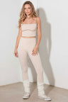 Le Lis Ribbed Crop Cami and High Waist Brushed Leggings Set | Hanalas