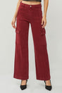 RISEN Full Size High Rise Wide Leg Cargo Jeans Trendsi Hanalas