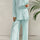 Johnny Collar Button Down Top and Pants Set | Hanalas
