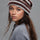 Fuzzy Contrast Striped Thermal Hat | Hanalas