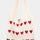 Fame Contrast Heart Crochet Tote Bag | Hanalas