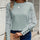 Round Neck Lace Long Sleeve Top | Hanalas