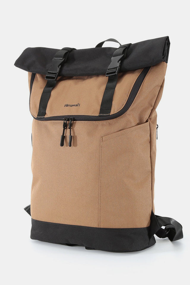 Himawari Contrast Waterproof Canvas Backpack Bag | Hanalas