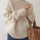 Turtleneck Dropped Shoulder Long Sleeve Sweater | Hanalas