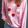 Contrast Heart Long Sleeve Sweatshirt | Hanalas