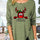 Full Size Reindeer Round Neck Long Sleeve T-Shirt | Hanalas