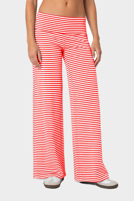 Striped Wide Leg Pants | Hanalas