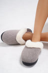 Thermal Faux Fur Round Toe Slippers | Hanalas