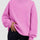 Mock Neck Drop Shoulder Long Sleeve Sweatshirt | Hanalas