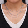 Titanium Steel Three-Layered Necklace Trendsi Hanalas