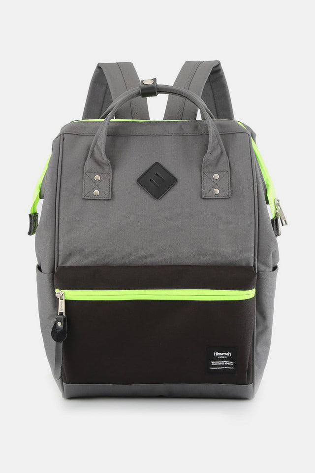 Himawari Contrast Waterproof Backpack Bag with Reinforced Edges | Hanalas