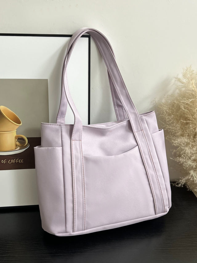 Oxford Cloth Tote Bag with Zipper Trendsi Hanalas