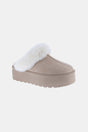 Weeboo Thick Bottom Fur Trim Snow Slippers Trendsi Hanalas