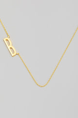 Fame Gold Dipped Initial Pendant Necklace