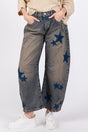 SAGE + FIG Star Wide Leg Jeans with Pockets | Hanalas