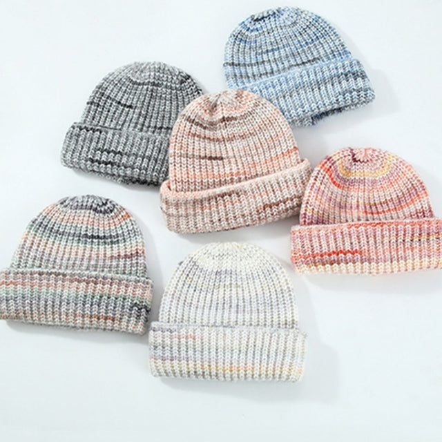 Thermal Contrast Knit Hat | Hanalas