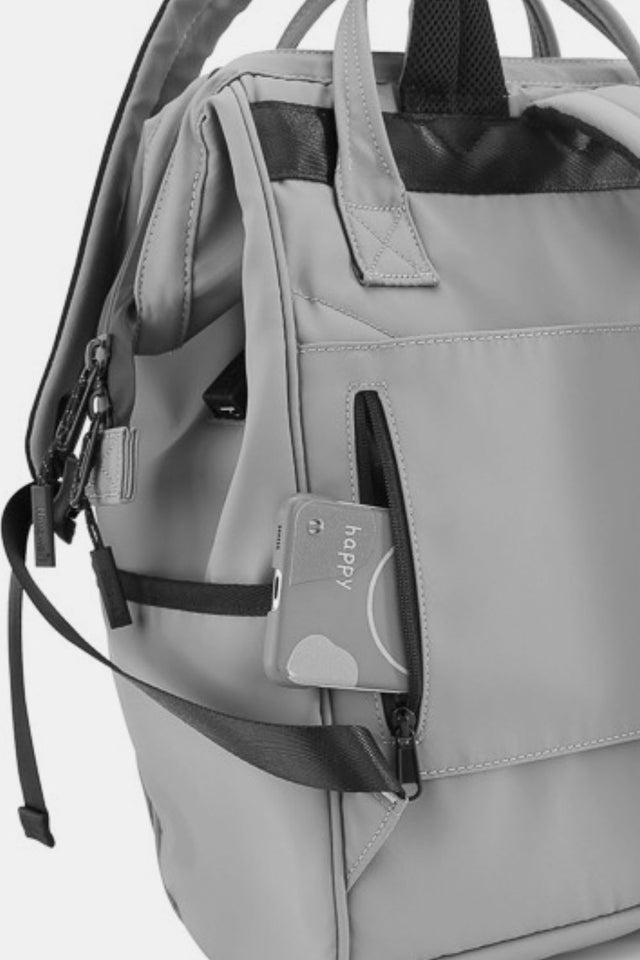 Himawari Waterproof Backpack Bag with External USB Port | Hanalas