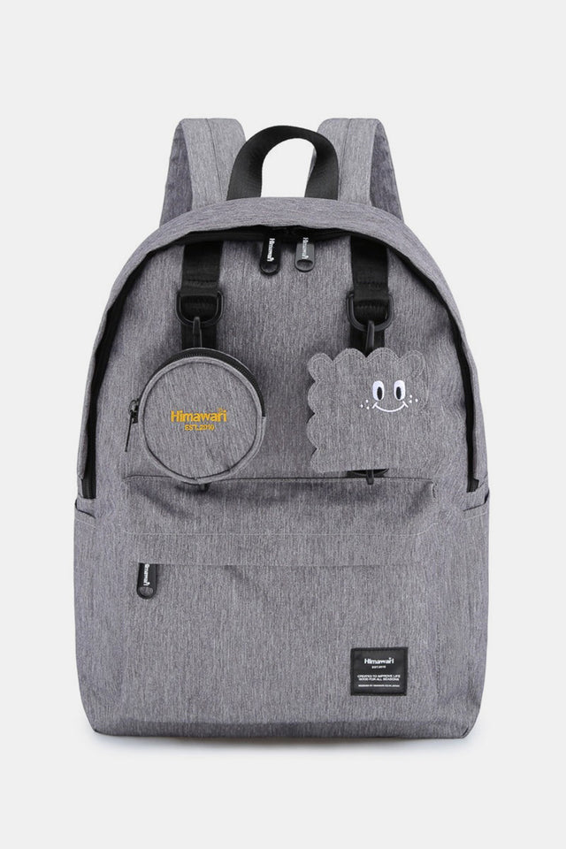 Himawari Waterproof Canvas Backpack Bag with Removable Coin Purse Trendsi Hanalas