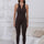 Half Zip Wide Strap Active Jumpsuit Trendsi Hanalas