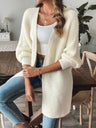 Open Front Long Sleeve Cardigan