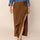Plus Size Ruffled Slit High Rise Skirt | Hanalas