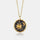 Alloy Inland Zircon Sun & Moon Necklace | Hanalas