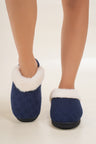 Thermal Faux Fur Round Toe Slippers | Hanalas