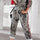 Plus Size Leopard Round Neck Top and Pants Set | Hanalas