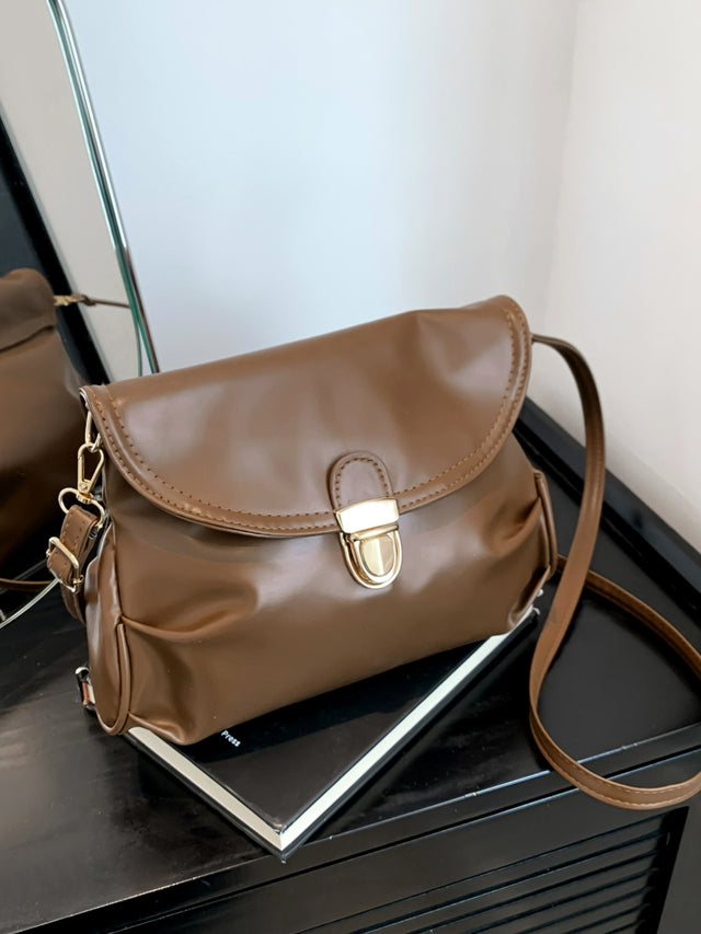 PU Leather Adjustable Strap Crossbody Bag Trendsi Hanalas