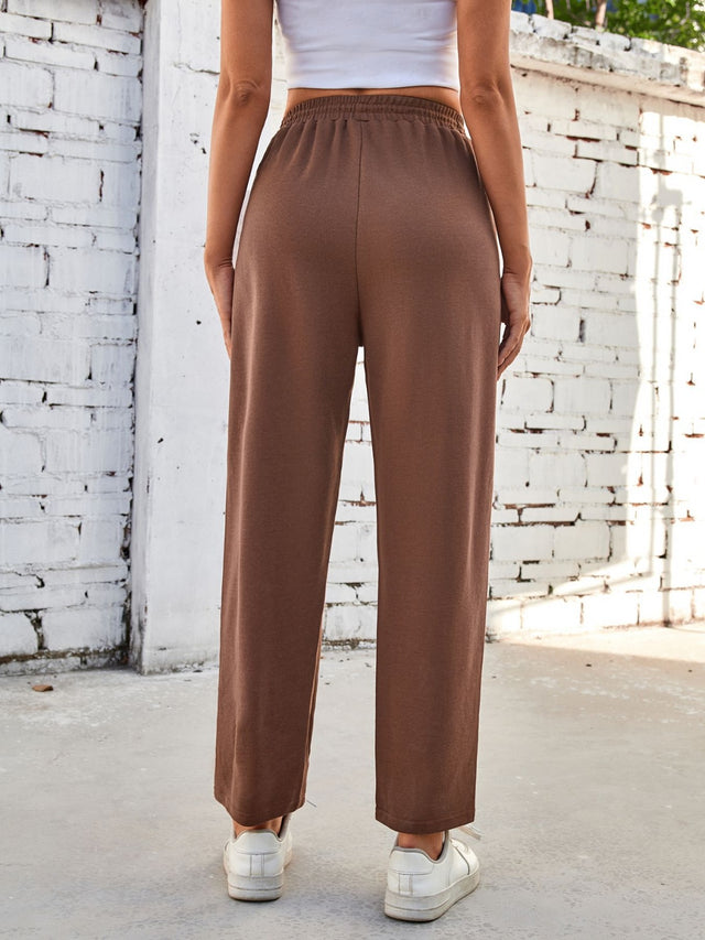 Lovelet Drawstring Pants with Pockets | Hanalas