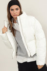 HYFVE Quilted Back Drawstring Puffer Jacket | Hanalas