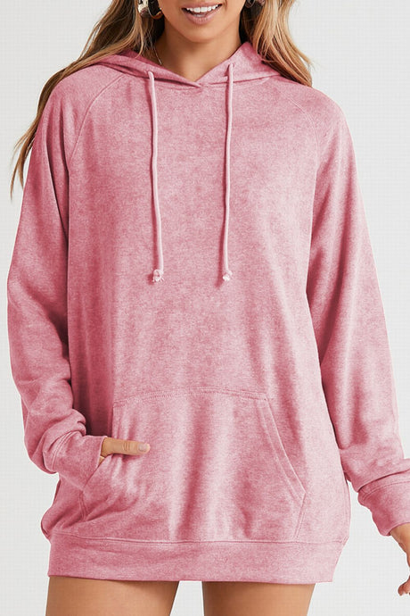 Drawstring Long Sleeve Oversize Hoodie | Hanalas