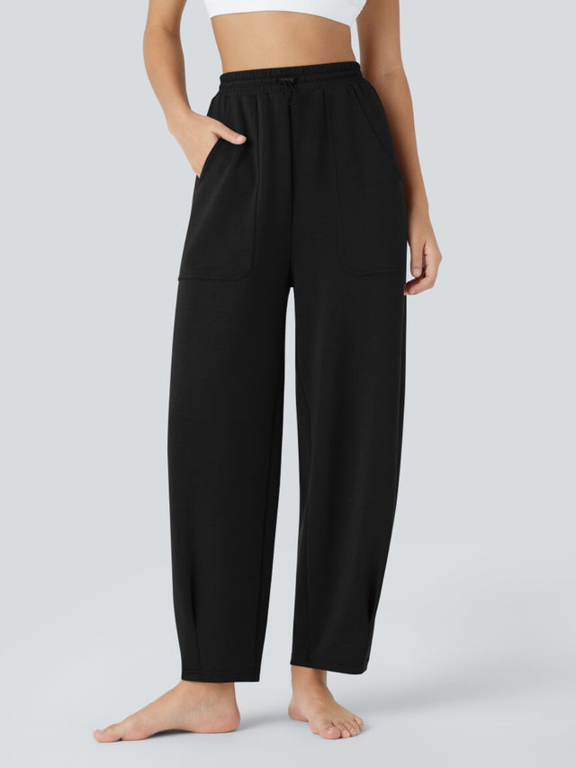 Lovelet Drawstring Pants with Pockets | Hanalas