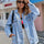 Distressed Button Up Long Sleeve Denim Top Trendsi Hanalas