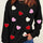 Valentine's Day Contrast Heart Long Sleeve Sweatshirt | Hanalas