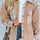 Pocketed Plaid Collared Neck Sherpa Jacket | Hanalas