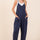 Mittoshop Patch Pocket Wide Leg Sleeveless Jumpsuit | Hanalas