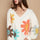 POL V-Neck Long Sleeve Flower Fringe Sweater | Hanalas