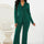 Lapel Collar Long Sleeve Blazer and Pants Set | Hanalas