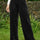 Velvet Wide Leg Pants with Pockets | Hanalas