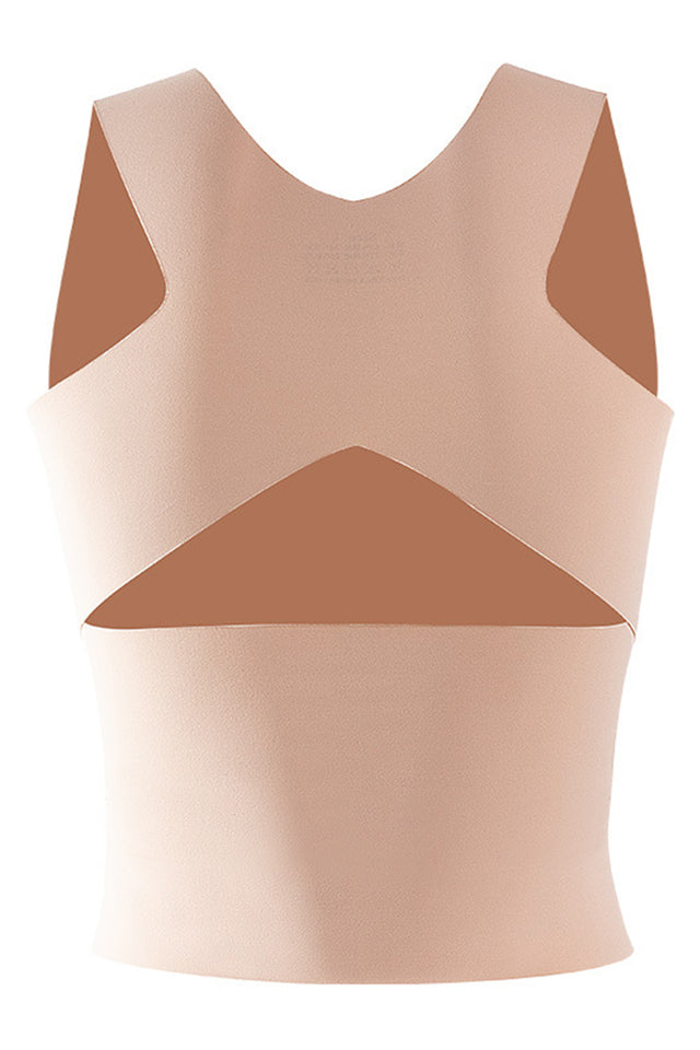 Basic Bae Scoop Neck Shapewear Tank with Removable Paddings | Hanalas