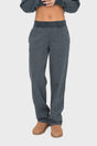 Mono B Elastic Waist Fleece Pants with Pockets | Hanalas