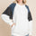 Culture Code Color Block Faux Fur Raglan Sleeve Sweatshirt | Hanalas