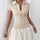 Perfee Johnny Collar Short Sleeve Mini Dress | Hanalas